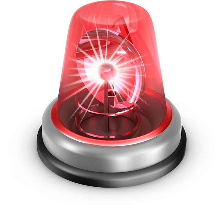 Emergency Siren Alarm Light